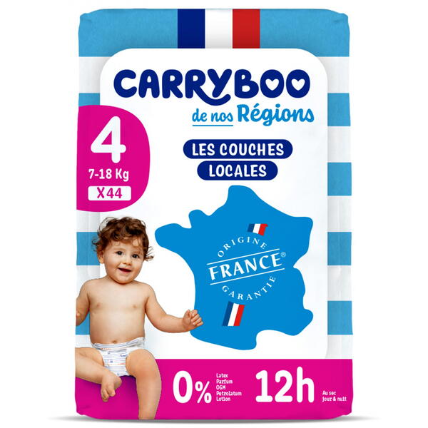 Scutece C4 (7-18kg) Marimea 4 fara Parfum 44buc, CARRYBOO, Produse pentru Copii, 1, Vegis.ro