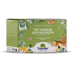 VALVERBE, Ceai Verde Decofeinizat Ecologic/Bio 20dz, Vegis.ro