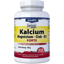 Calciu 500mg Magneziu 150mg + Zinc 15mg + Vitamina D3 Forte 90tb JUTAVIT