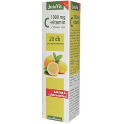 Vitamina C cu Gust de Lamaie 1000mg 20tb efervescente JUTAVIT