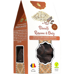 AMBROZIA, Biscuiti cu Roscove si Ovaz fara Zahar Adaugat 130g, Vegis.ro
