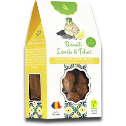 AMBROZIA, Biscuiti cu Lamaie si Telina fara Zahar Adaugat 130g, Vegis.ro