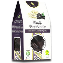 AMBROZIA, Biscuiti cu Orez si Coacaze fara Zahar Adaugat 130g, Vegis.ro