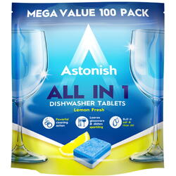 ASTONISH, Tablete pentru Masina de Spalat Vase 100buc, Vegis.ro