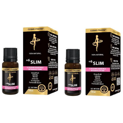 Pachet 6Slim Mix de Uleiuri Esentiale (Grapefruit, Lamaie, Menta, Ghimbir, Scortisoara, Portocala) 10ml + 10ml COSMOPHARM