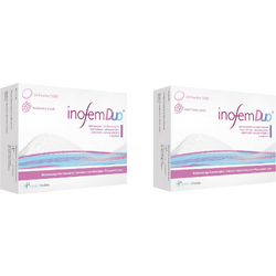 ESTABLO PHARMA, Pachet Inofem Duo Tabs 24tb masticabile + 24tb masticabile, Vegis.ro