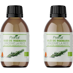 Pachet Ulei de Rozmarin Macerat la Rece Ecologic/Bio 100ml + 100ml PRONAT