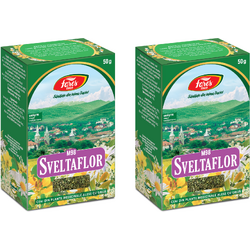 Pachet Ceai pentru Slabit Sveltaflor (M98) 50g + 50g FARES