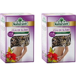 Pachet Ceai pentru Slabit 50g + 50g NATURAVIT