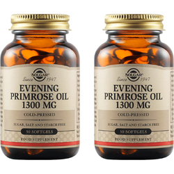 Pachet Evening Primrose Oil (Ulei de Luminita Noptii) 1300mg 30cps + 30cps SOLGAR