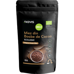 Miez Din Boabe De Cacao Criollo Ecologice/Bio 125g NIAVIS