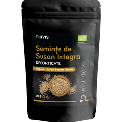 Seminte de Susan Integral Decorticate Ecologice/Bio 250g NIAVIS