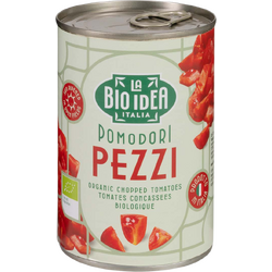 LA BIO IDEA, Rosii Decojite Maruntite Ecologice/Bio 400g, Vegis.ro