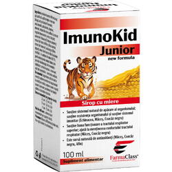 Sirop cu Miere Imunokid Junior 100ml FARMACLASS