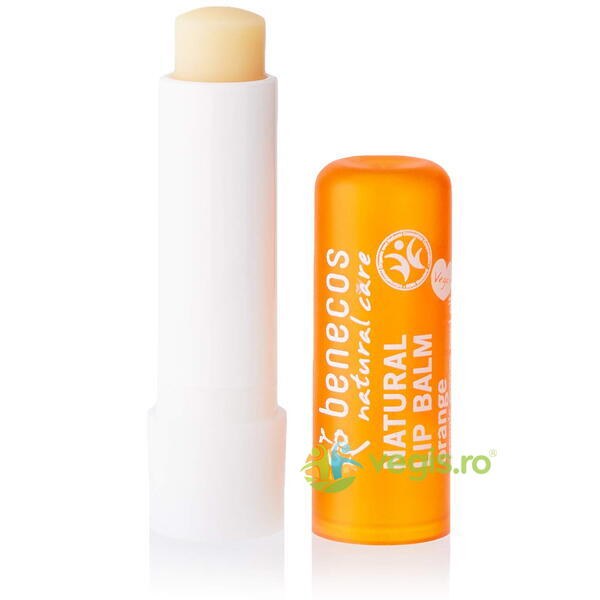 Balsam de Buze cu Unt de Shea si Portocala 4.8g, BENECOS, Machiaje naturale, 1, Vegis.ro
